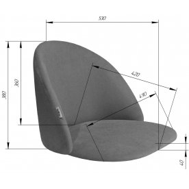 Барный стул SHT-ST35-2/S131