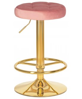 Барный стул Black Base LM Bruno Black 5008 пудрово-розовый
