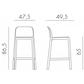 Полубарный стул 003/4034716000
