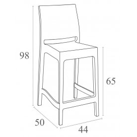 Полубарный стул 234/100-7103