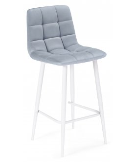 Барный стул Чилли Мини темно-серый (zd 995) / черный np бежевый велюр (velutto 07)