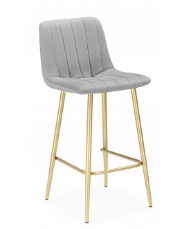 Стул барный Дани Мини светло-серый (zd 960) / золотой np