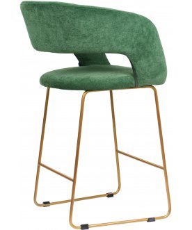 Барный стул Hugs зеленый / золото