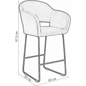 Полубарный стул Oscar Линк