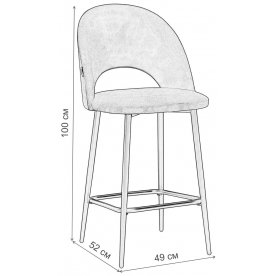 Полубарный стул Маркл