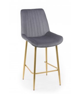 Стул барный Седа темно-серый (zd 995) / золотой np