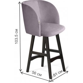 Полубарный стул SHT-ST33/S65-1