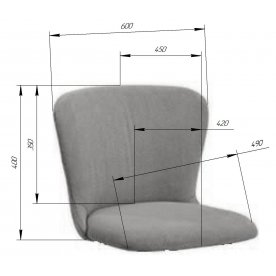 Полубарный стул SHT-ST36/S131-1