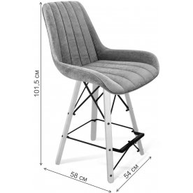 Полубарный стул SHT-ST37/S80-1