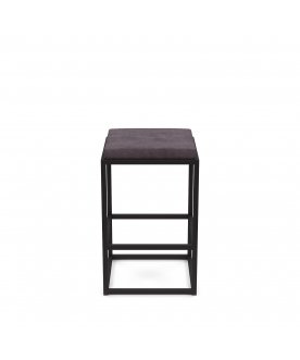 Барный стул Верм-75 velur grey/черный