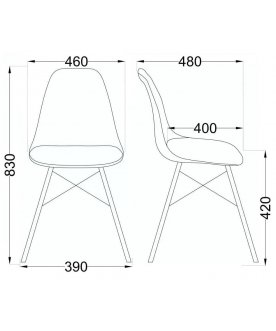 Деревянный стул Kord