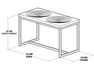 Банкетка Fullmoon
