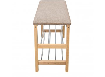 Банкетка SR-0628 прозрачный лак / кедровый