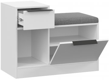 Банкетка Агата белая