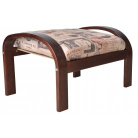 Пуф для ног Сайма (ткань) вишня / джой