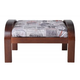 Пуф для ног Сайма (ткань) вишня / джой