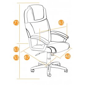 Компьютерное кресло Bergamo