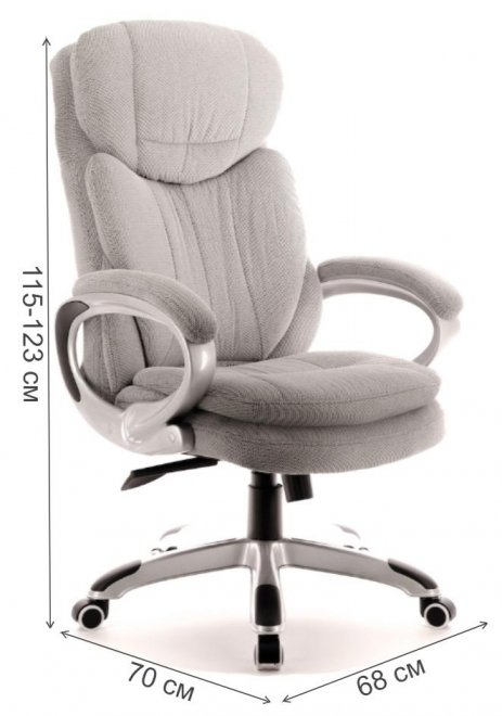 Компьютерное кресло Boss T ткань серое