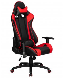 Игровое кресло Brian черно-красная экокожа