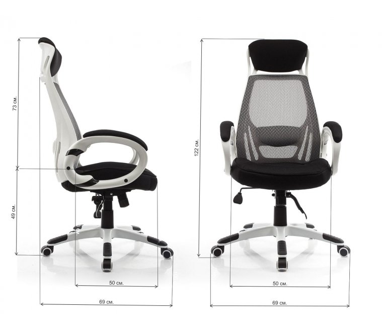 Компьютерное кресло Burgos белое