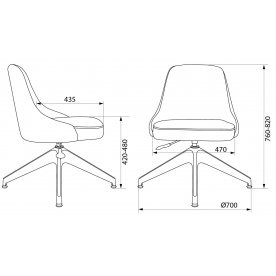 Компьютерное кресто Бюрократ CH-340GLZ