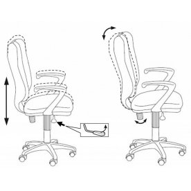 Компьютерное кресло Бюрократ CH-540AXSN