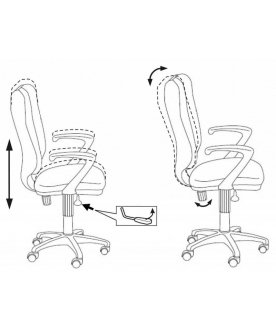 Компьютерное кресло Бюрократ CH-540AXSN