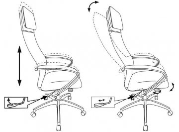 Компьютерное кресло Бюрократ CH-608/black