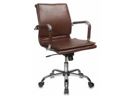 Компьютерное кресло Бюрократ CH-993-Low / Brown коричневое