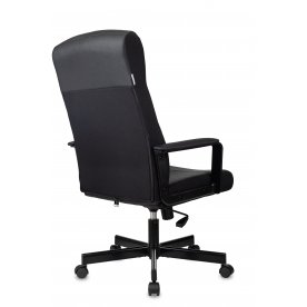 Компьютерное кресло Бюрократ DOMINUS-BL черное / искусственная кожа