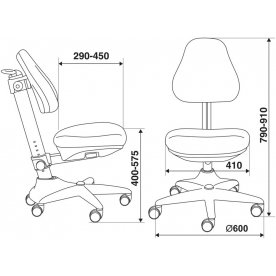 Компьютерное кресло Бюрократ KD-2