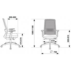 Компьютерное кресло Бюрократ MC-915