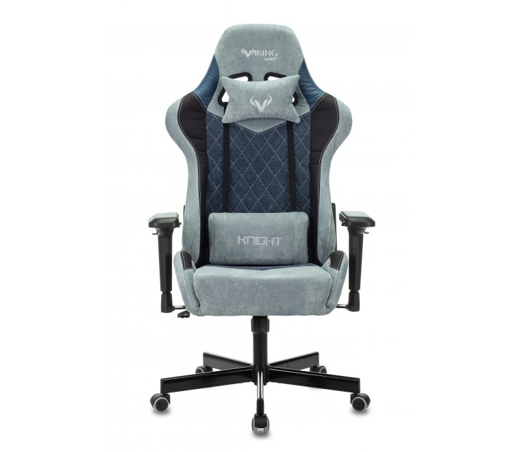 Компьютерное кресло Бюрократ Viking 7 Knight bl Fabric синее