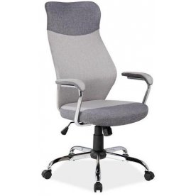 Компьютерное кресло Q-319 светло-серое / темно-серое