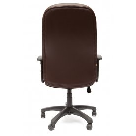 Компьютерное кресло CH767 коричневое из экокожи