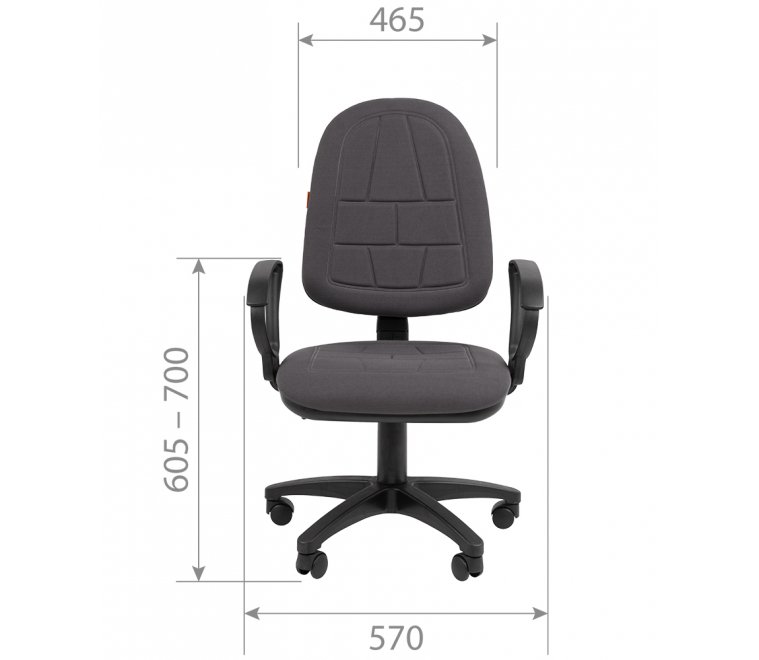 Компьютерное кресло Chairman 205 Т13 серый
