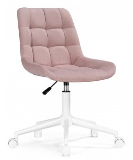 Компьютерное кресло Форт розовый (velutto 37) / белый