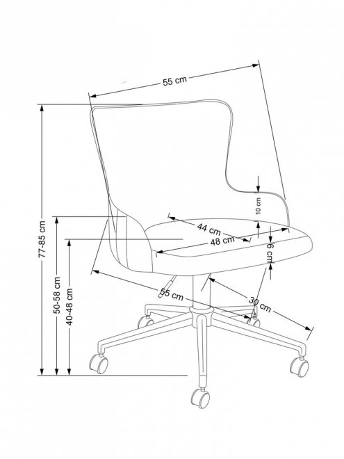 Компьютерное кресло Timoteo темно-зеленое