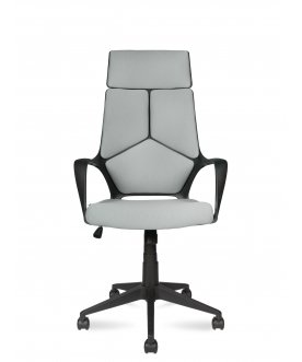 Компьютерное кресло IQ CX0898H черный пластик / серая ткань
