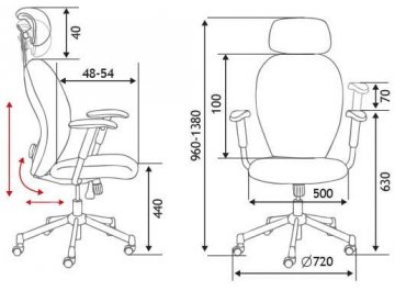 Компьютерное кресло Стартрек TS2301-10-7