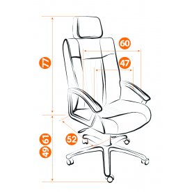 Компьютерное кресло Оксфорд