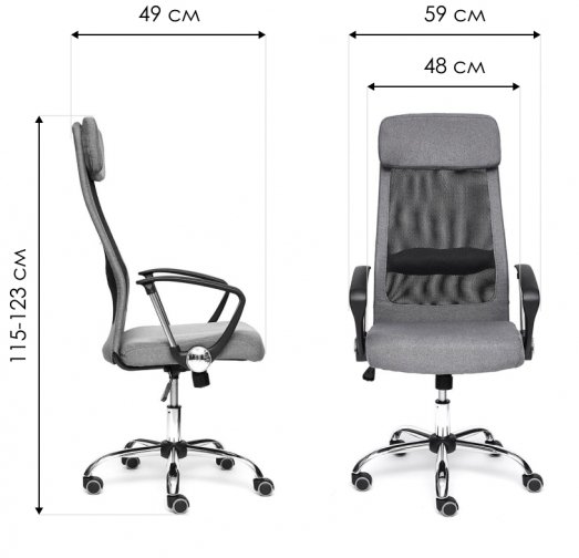 Компьютерное кресло Profit ткань зеленая / черная