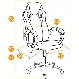 Компьютерное кресло Racer GT new