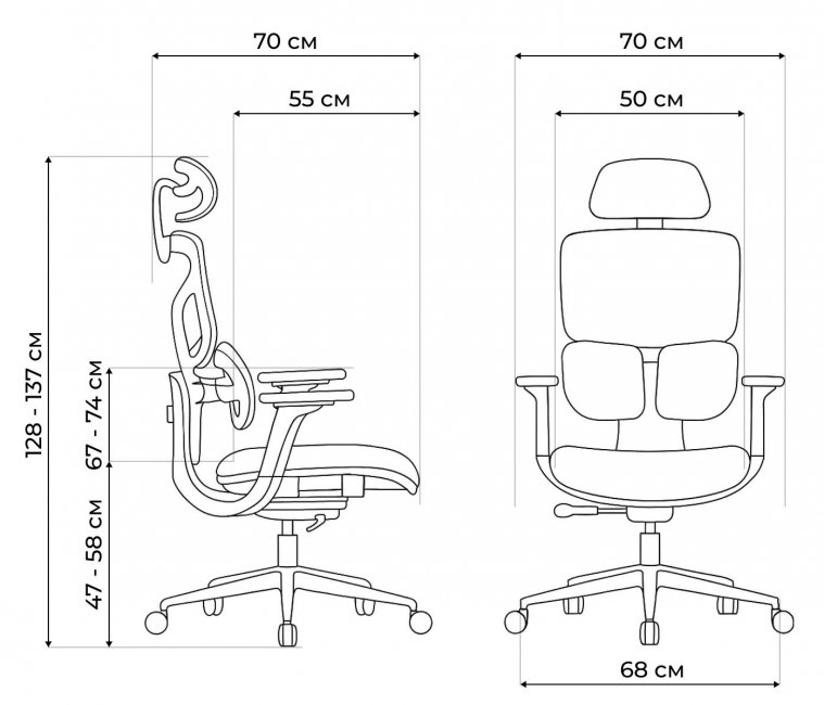 Компьютерное кресло Samur white / black