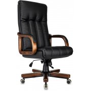 черная экокожа / walnut