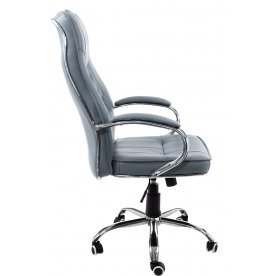 Компьютерное кресло Twinter серо-голубое