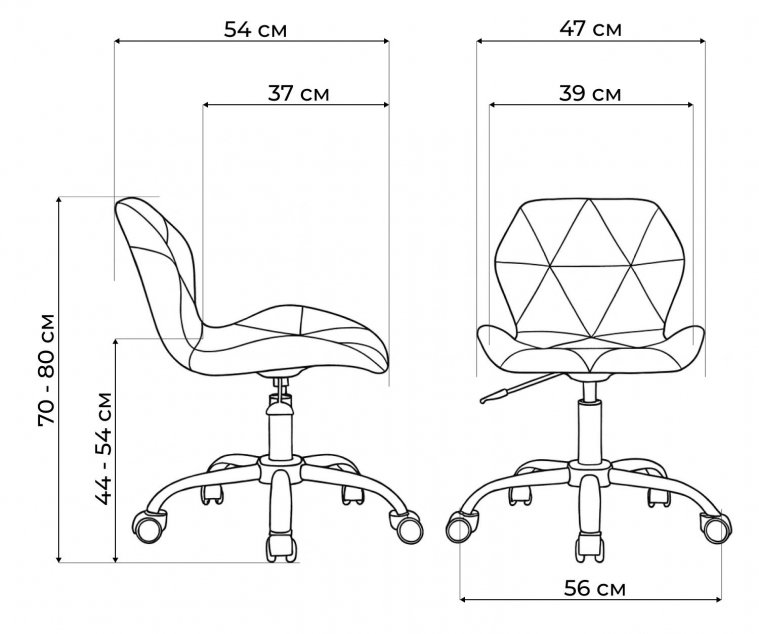 Компьютерное кресло Вальд экокожа серое