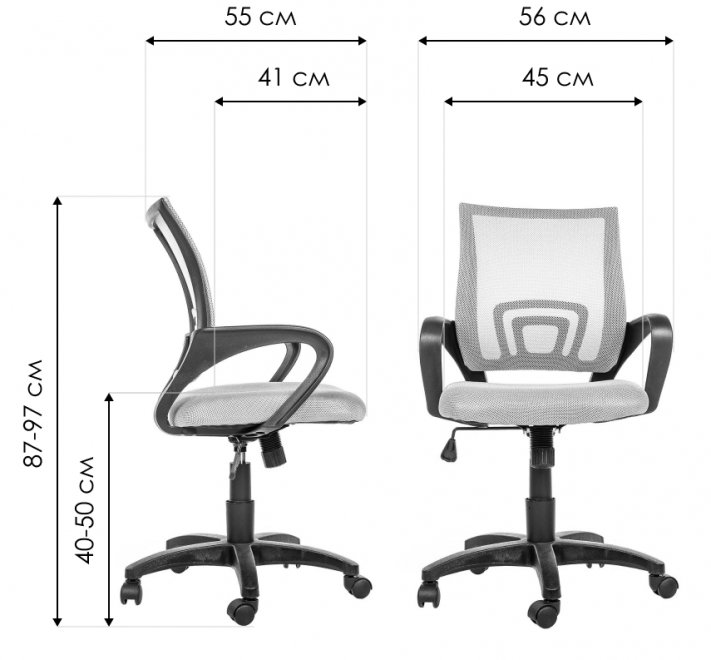 Компьютерное кресло Turin коричневое
