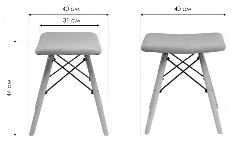 Табурет Ben grey
