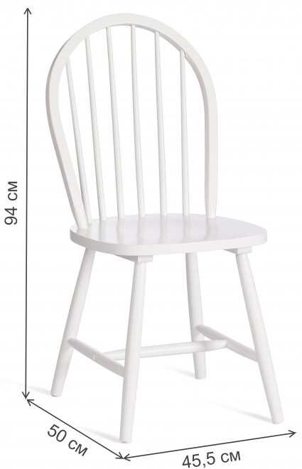 Деревянный стул Avery mod. 1101 white